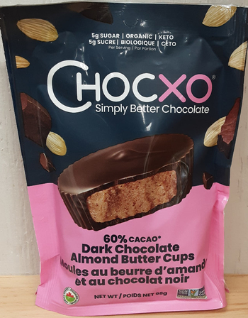 Cups - 60% Dark Almond (chocXO)
